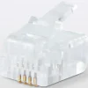 Fiche RJ11 mâle à câbler , lot de 6^Blyss New