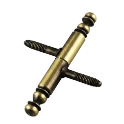 Fiche tourillon vieux laiton 10 x 120 mm^Diall Hot