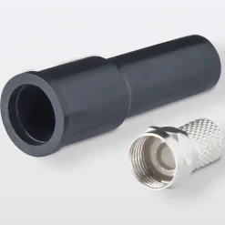 Fiche TV Mâle type F à câbler imperméable pour PF100/RG6, lot de 2^Diall Best