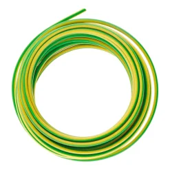 Fil électrique H07VK 1x1,5mm² jaune/vert - 5m -^Zenitech Online