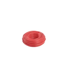 Fil 2,5mm² H07VU rouge couronne 25m^Nexans