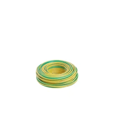 Fil 2,5mm² H07VU vert/jaune couronne 25m-Nexans Online