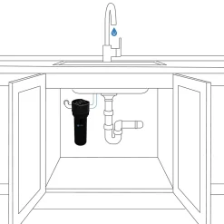 Filtre à eau anti-PFAS chlore et pesticides 30 000 L d eau pure sans perte de débit (certifié NSF 53)^No-Pfas Best
