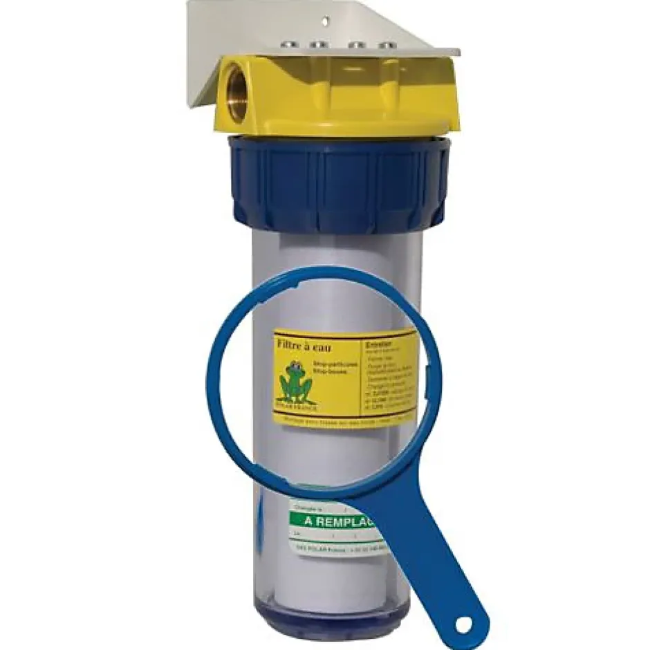 Filtre complet 3/4 avec cartouche CJ1020 anti-boue et équerre - - F34C^Polar New