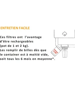 Filtre neutraliseur à condensat pour chaudière à gaz ou fioul 40 kW^Apic Discount