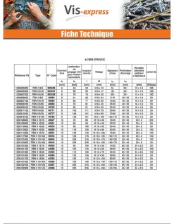 Ancrage FBN II 12X236 Filetée sur 189 Acier zingué - 5 pièces^Fischer