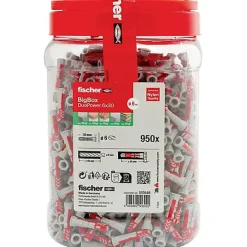 fischer DuoPower BigBox 6 x 30 mm - Set de 950 chevilles universelles Polyamide-O91 Sale