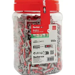 fischer DuoPower BigBox 6 x 30 mm - Set de 950 chevilles universelles Polyamide-O91 Sale