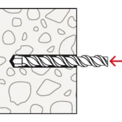 Fischer DuoPower cheville 2 composants 8x40 seau 1 200 pièces - Nylon-O91 New