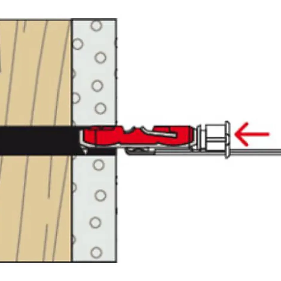 Fischer DUOTEC 10 S PH LD - Cheville à bascule 2 éléments 10 mm x 50 mm^O91