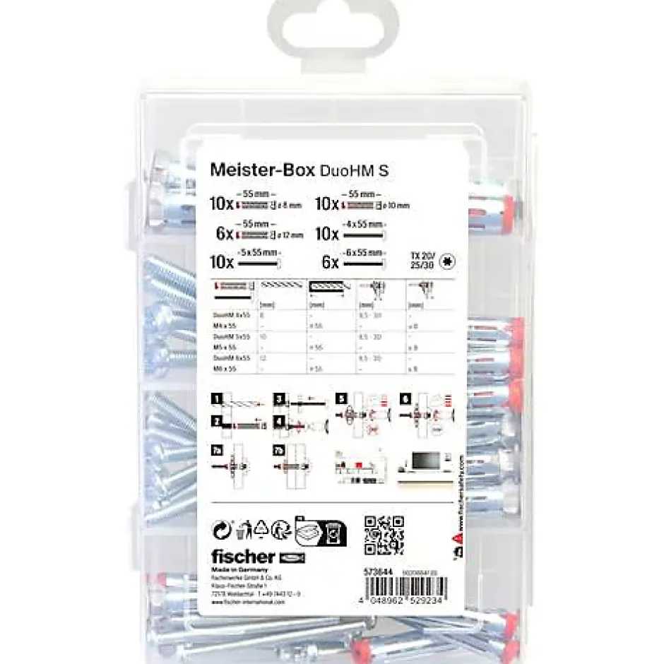 Fischer MeisterboX DuoHM TX - cheville pour corps creux 55 mm, pack de 10^O91 Online