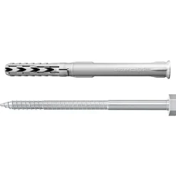 Fischer SXR-SS 10 x 120 Cheville à tige longue avec vis hexagonale, zincée, lot de 4^O91 Best