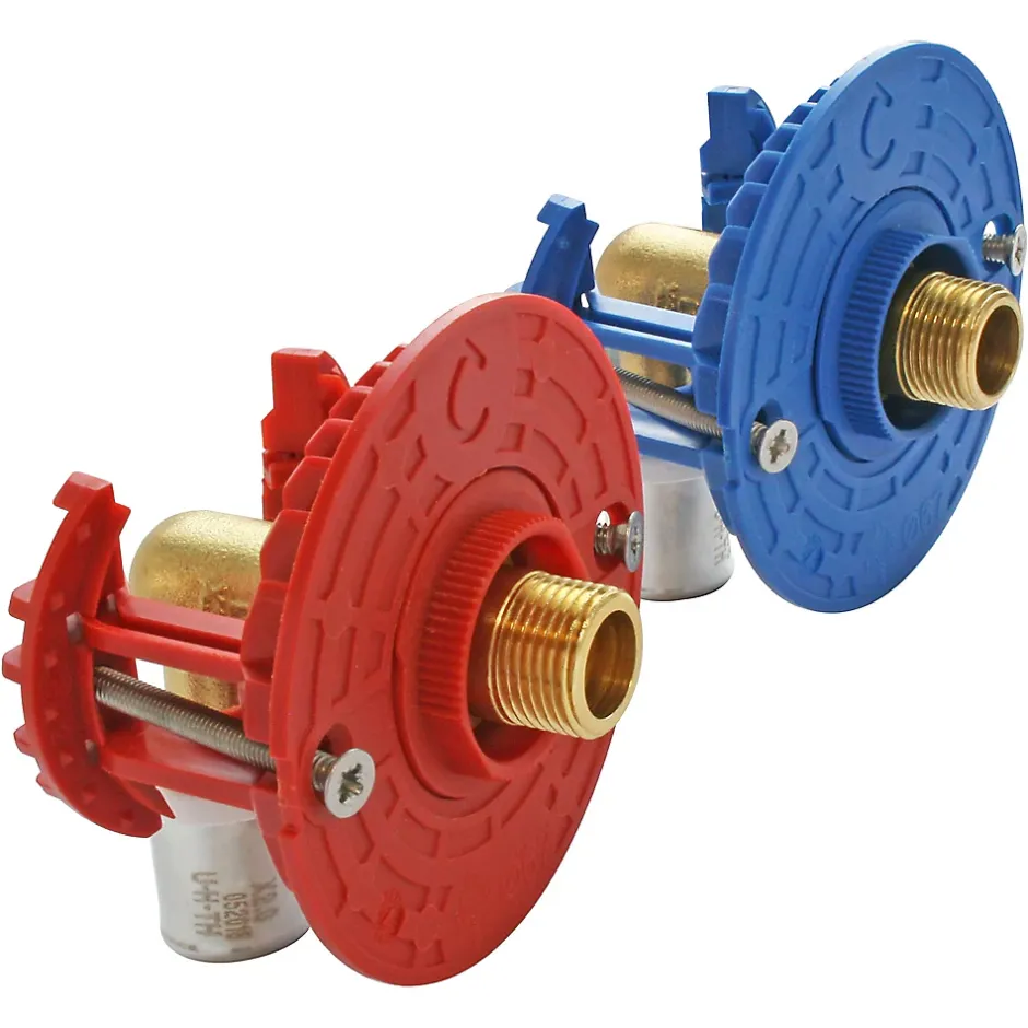 Fixation pour robinetterie Lavabo pour tube Multicouche Ø16 raccord à sertir sortie mâle 12/17 (3/8")^Somatherm for you Discount