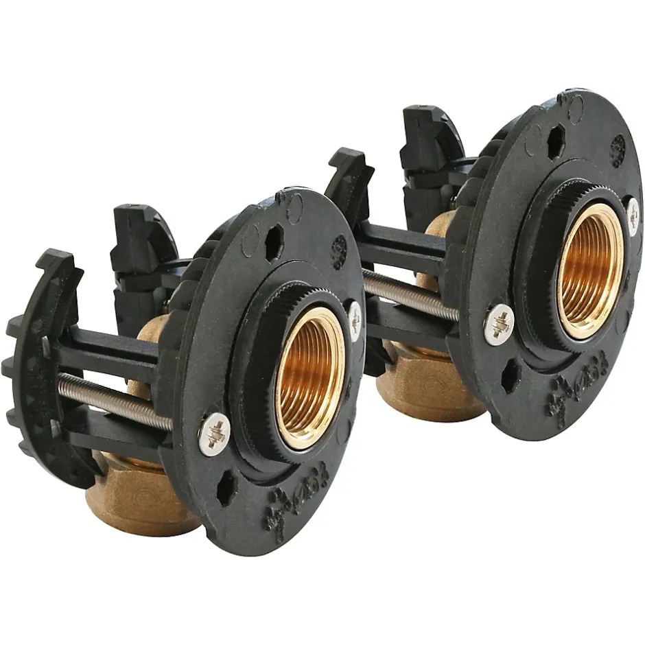 Fixation pour robinetterie Bain Douche pour PER Ø16 raccord à compression sortie femelle 15/21 (1/2")^Somatherm for you Outlet