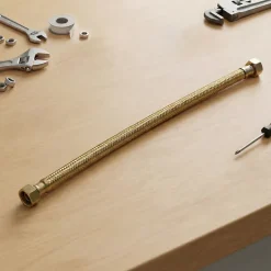 Flexible d'alimentation mâle fem 20x27 long. 80cm 13x18^Diall Clearance