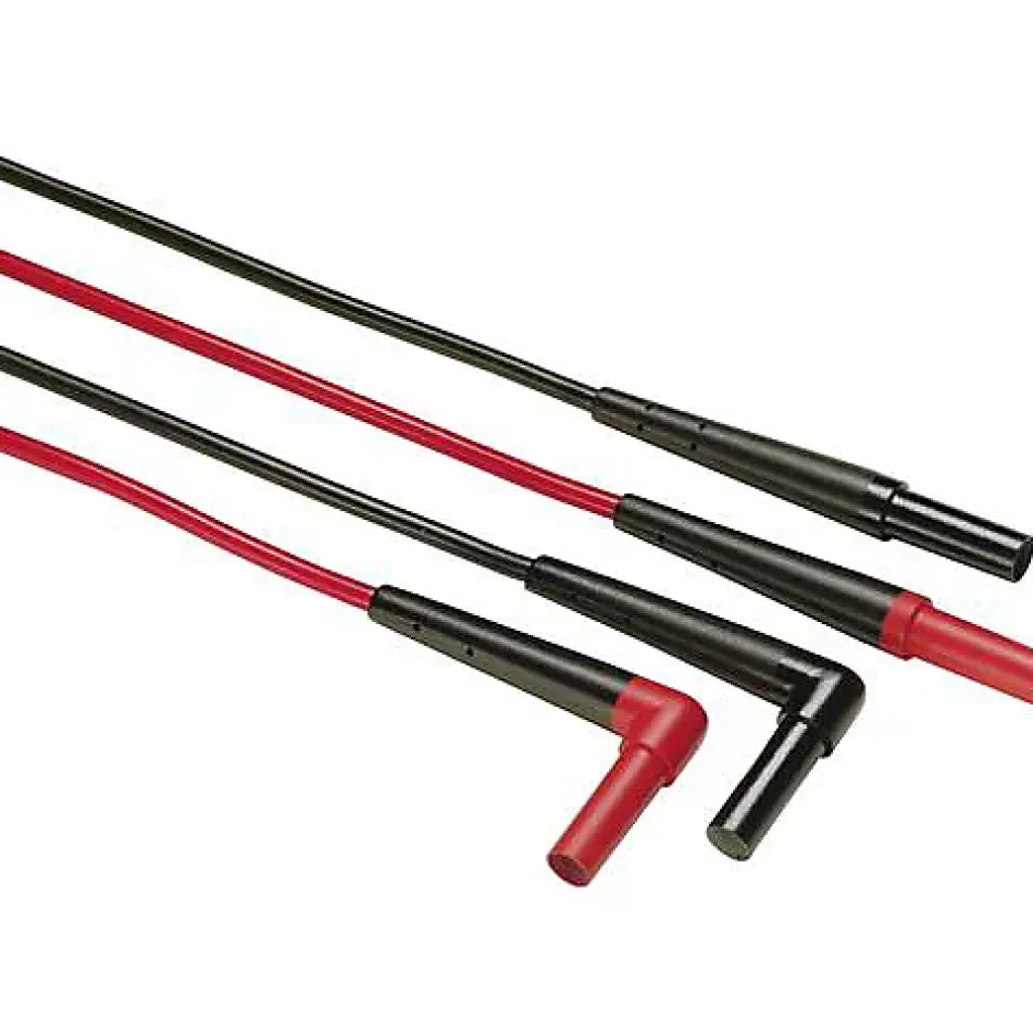 Fluke TL224 - Set de cordons de mesure de sécurité 1,5 m banane mâle 4 mm noir et rouge-3M France New