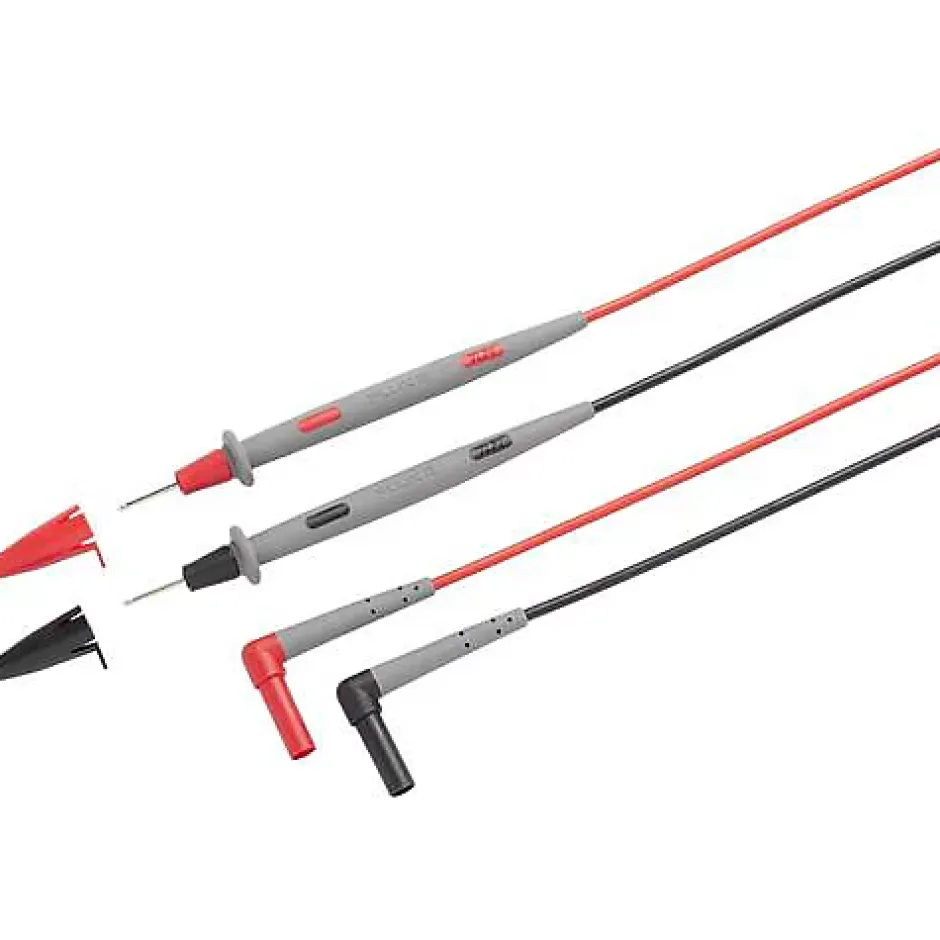Fluke TL71-1 Set de cordons de mesure de sécurité banane mâle 4 mm, silicone 1,5 m, noir et rouge^3M France Online