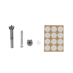 Foret Forstner Ø15 mm avec kit d’assemblage pour montage de meubles-Diall Best
