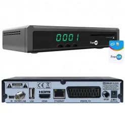 FRANSAT Décodeur TNT Satellite HD + Carte Viaccess FRANSAT PC7 Valable 4 ans - Chaine TF1 inclus - Eutelsat 5W^Optex Best