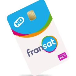 FRANSAT Décodeur TNT Satellite HD + Carte Viaccess FRANSAT PC7 Valable 4 ans - Chaine TF1 inclus - Eutelsat 5W^Optex Best