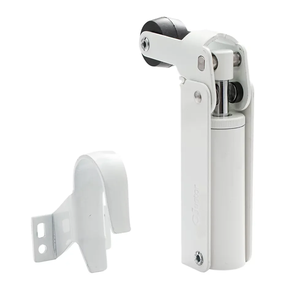 Frein de rétention force 60 N en aluminium anodisé blanc pour porte jusquà 40 KG^Hardwarexchange Online