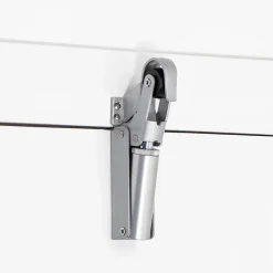 Frein de rétention Réglable force 1 a 30 N aluminium anodisé argent pour porte jusquà 15 KG-Hardwarexchange Sale