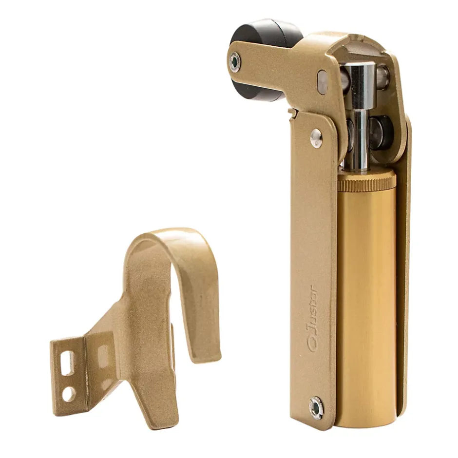 Frein de rétention Réglable force 30 a 60 N aluminium anodisé or pour porte jusquà 40 KG^Hardwarexchange Outlet