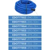 Gaine électrique enterrée FI50 mm 50 m annelée double paroi avec tire fil et manchon 450 N bleue-Edo Clearance