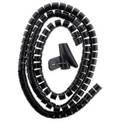 Gaine range câble diamètre 20mm 1,5m - Noir --Zenitech Best