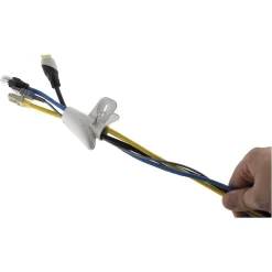 Gaine range câble diamètre 20mm 1,5m - Blanc --Zenitech Outlet