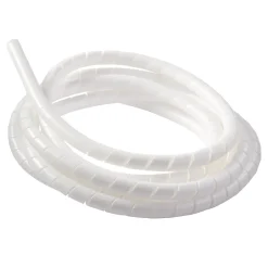 Gaine range-câbles en spirale blanc ø 9 à 80 mm x 2,5 m-Diall Clearance