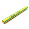 Gaine Thermorétractable - 25/12,5mm - Vert/jaune - Longueur 1m - Restreint 2:1 - Paroi Fine - Tpam-25.0-v/a^Arvi Online