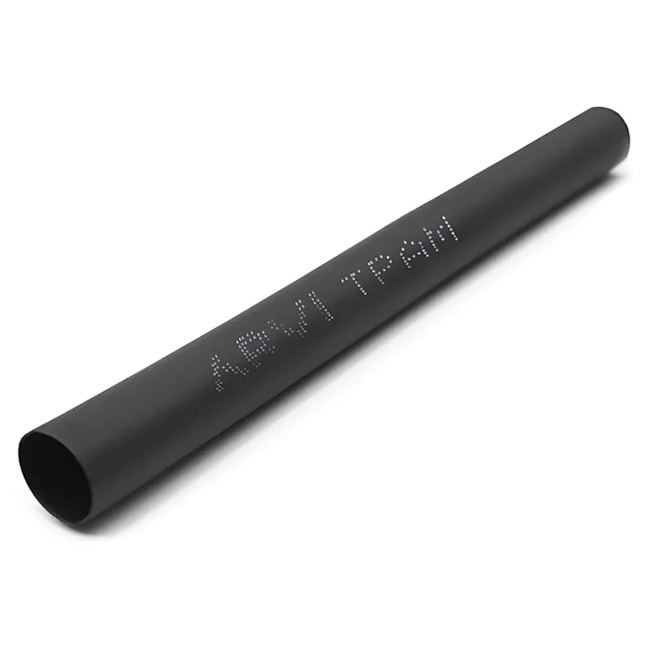 Gaine Thermorétractable - 50/25mm - Noir - Longueur 1m - Restreint 2:1 - Paroi Fine - Tpam-50.0-pt^Arvi Sale