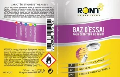 Gaz d'essai pour détecteur de fumée 75 ml^Ront Discount