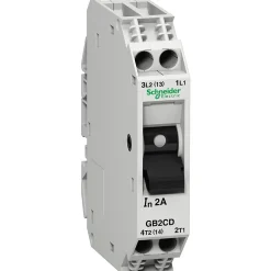 Gb2cd10 Tesys Gb2-cd - Disjoncteur Schneider Pour Circuit De Contrôle Moteur - 5a - 1p+n - 1d-Schneider Electric