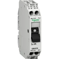 Gb2cd10 Tesys Gb2-cd - Disjoncteur Schneider Pour Circuit De Contrôle Moteur - 5a - 1p+n - 1d-Schneider Electric