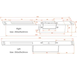 Gâche électrique portillon ou porte réversible^Automatisme Passion Clearance