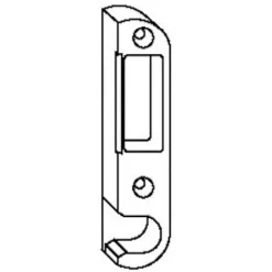 Gâche pêne demi-tour 85mm - - E-13065-00-R-1-Ferco Outlet