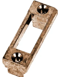 Gâche pêne demi-tour PVC marron - - E-11807-12-0-1^Ferco Hot