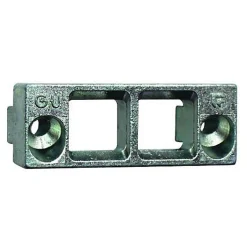 Gâche triangle double jeu de 12 mm rainure 7/8x4mm - - E-16678-01-0-1-Ferco New