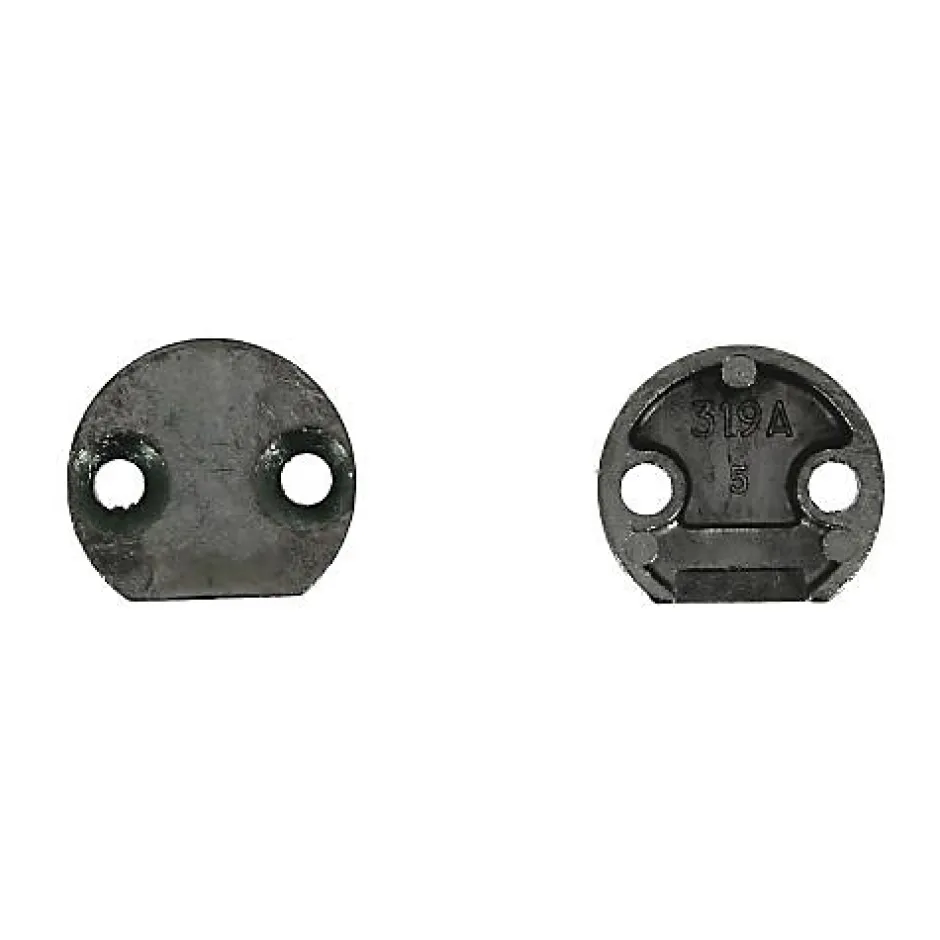 Gâche tringle simple à entailler pour menuiserie bois 25mm zamak - - 0-0319A-00-0-1^Ferco New