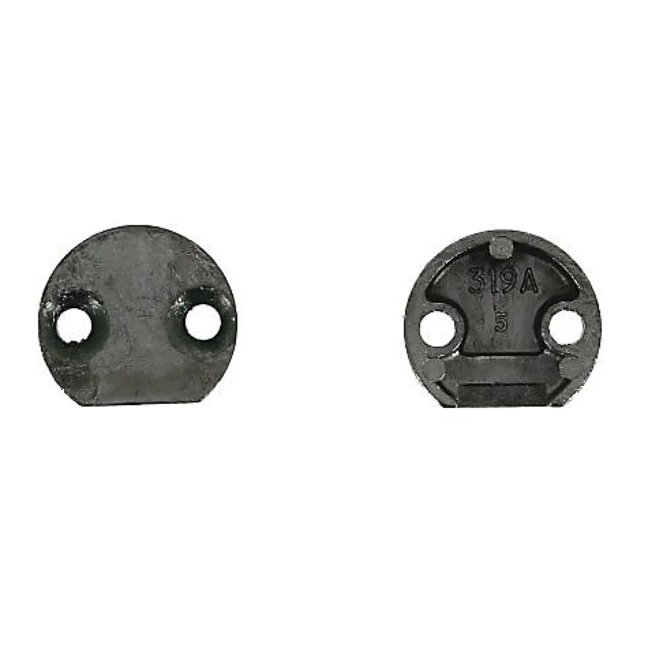 Gâche tringle simple à entailler pour menuiserie bois 25mm zamak - - 0-0319A-00-0-1^Ferco New