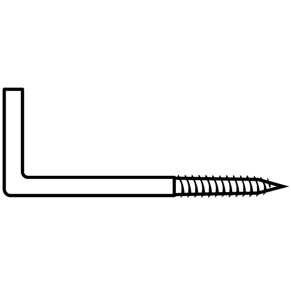 Gond à visser plastifié blanc filet bois-Viswood Online