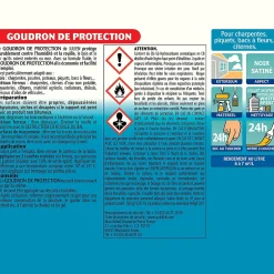 Goudron de protection extérieur noir 0,75L^Julien Best