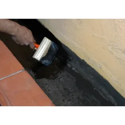 Goudron de protection extérieur pour bois et métaux ferreux noir satiné 2,5L-Julien Outlet