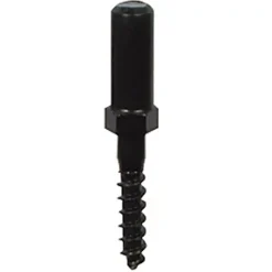 Goujon droit à visser noir vendu par 2^Afbat Outlet