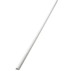 Goulotte décorative demi-ronde blanche auto-adhésive 16 x 8 mm, 1 m-D-Line Sale