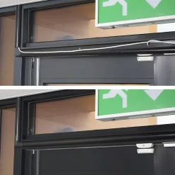 Goulotte décorative demi-ronde noire auto-adhésive 30 x 15 mm, 1 m^D-Line