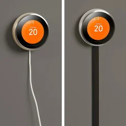 Goulotte décorative demi-ronde noire auto-adhésive 16 x 8 mm, 1 m^D-Line New