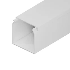Goulotte électrique PVC 40x40 mm 2 m blanche-Edo Sale